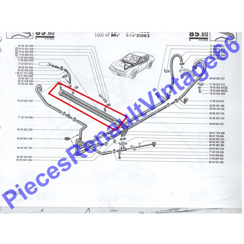 Radiateur De Chauffage En Aluminium Pour Renault Phase Et Alpine