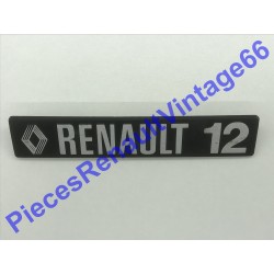 Monogramme Renault 12 d'origine