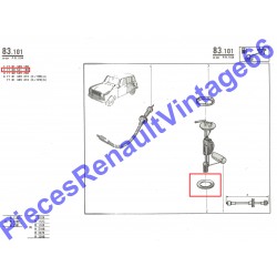 Joint de jauge a essence pour Renault 4 tous modèles