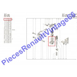 Limiteur de frein pour Renault 4L 3 voies de 1968 à 1976