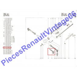 Rotule de direction pour Renault 4 Renault 5 Renault 18 Renault 20 à partir de 1980