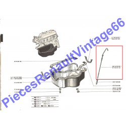 Jauge huile moteur pour Renault 12, Renault 15