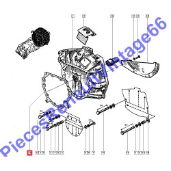 Joint de cloche de boîte de vitesse référence 7701493076 pour Renault 12,Renault 15, Renault 15, Renault 16, Renault Fuego