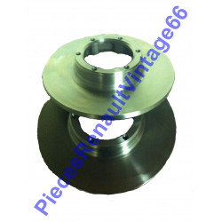Jeux de 2 disques de frein avant ou arrière pour Renault 12, Renault 15 et Renault 17 et A310 4 Cylindres Renault 4L