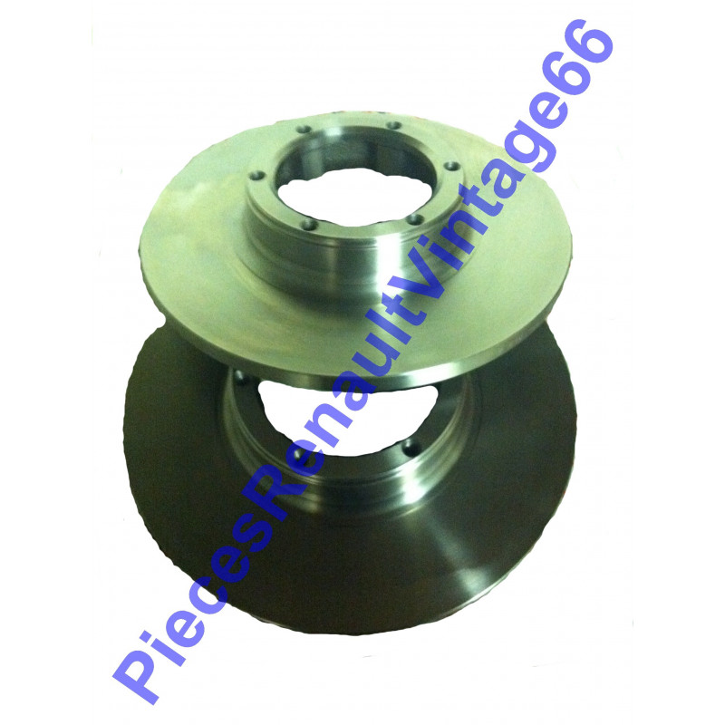 Jeux de 2 disques de frein avant ou arrière pour Renault 12, Renault 15 et Renault 17 et A310 4 Cylindres Renault 4L Jeux de 2 disques de frein avant ou arrière pour Renault 12, Renault 15 et Renault 17 et A310 4 Cylindres Renault 4L
