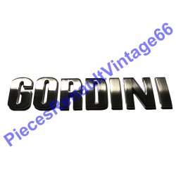 Monogramme gordini en lettre séparées en aluminium